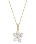 Diamond Butterfly Pendant Necklace
