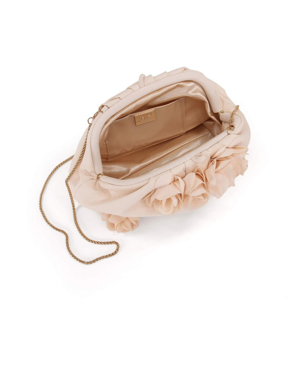 Lottie Floral Applique Pouch Clutch