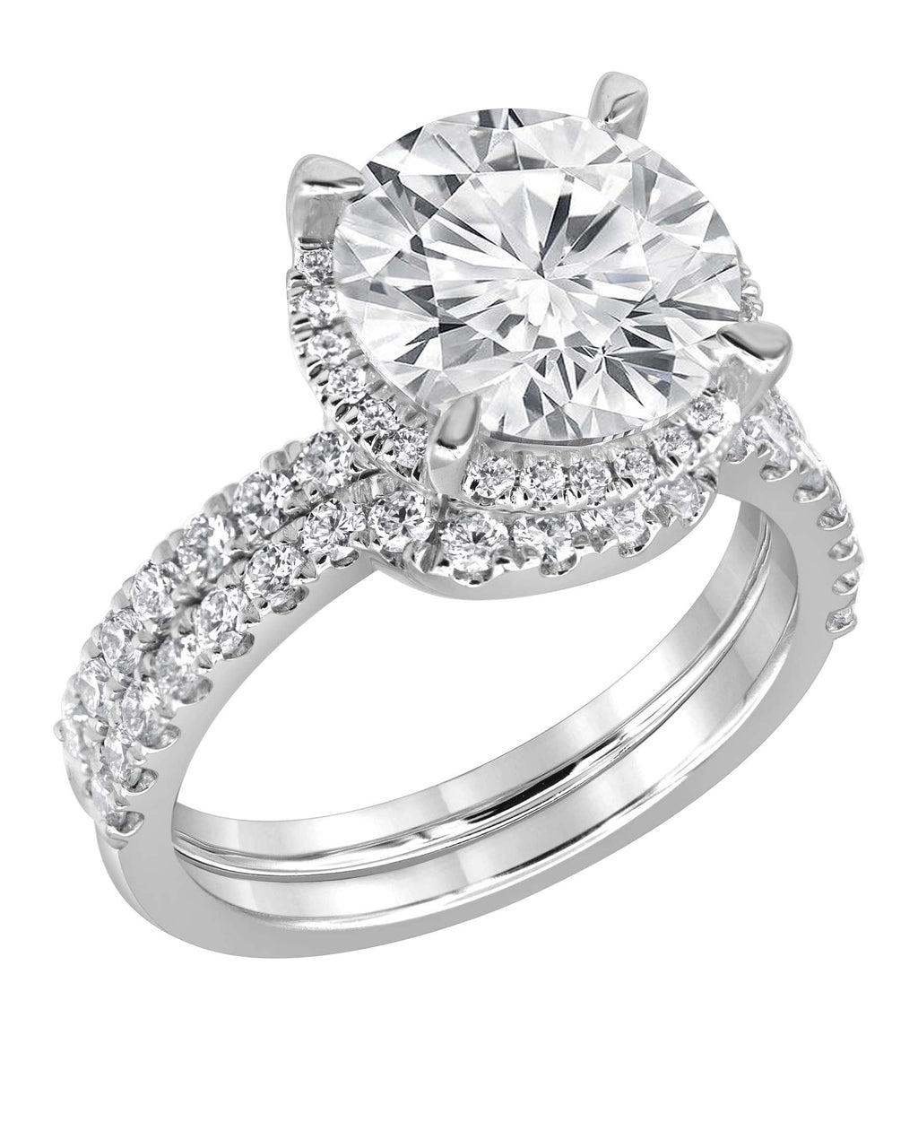 Diamond Rings Bridal Set