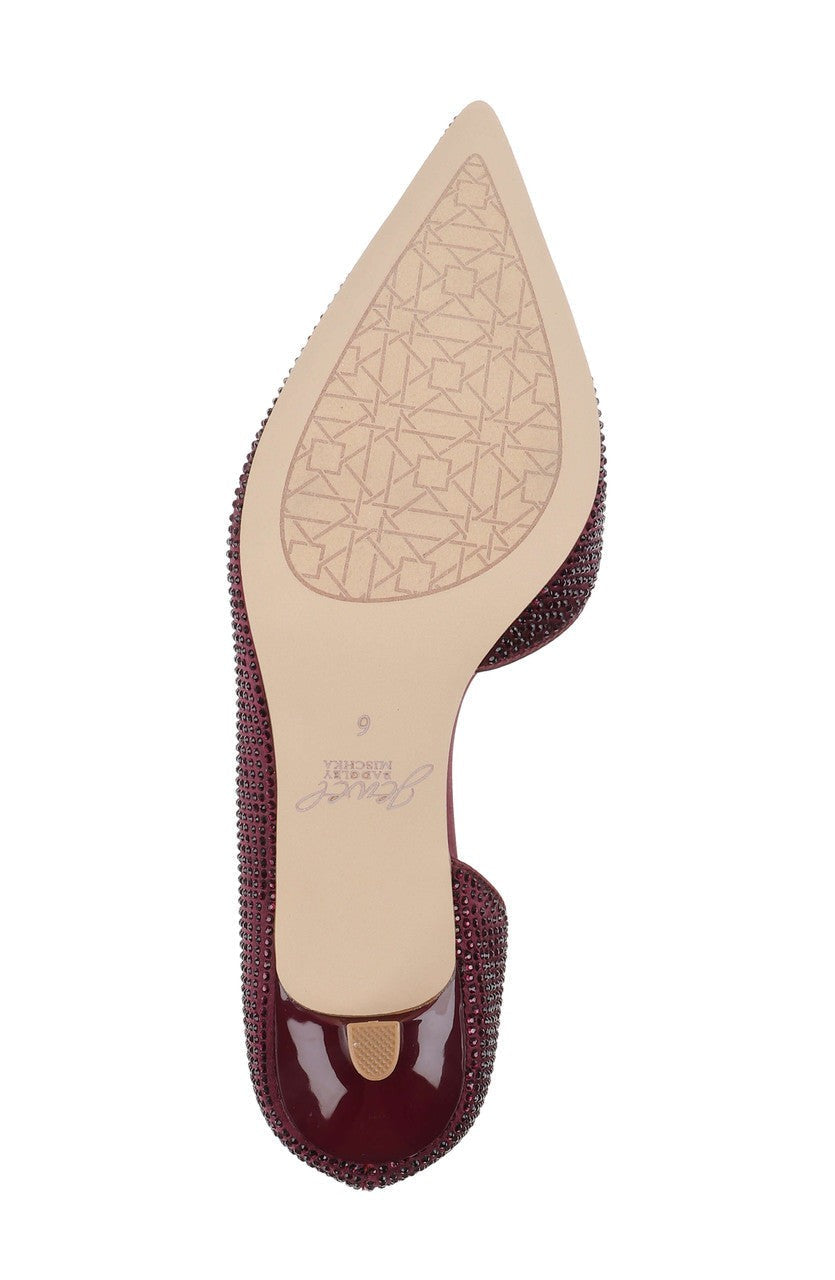 Teegan Pointed Toe Kitten Heel Pumps