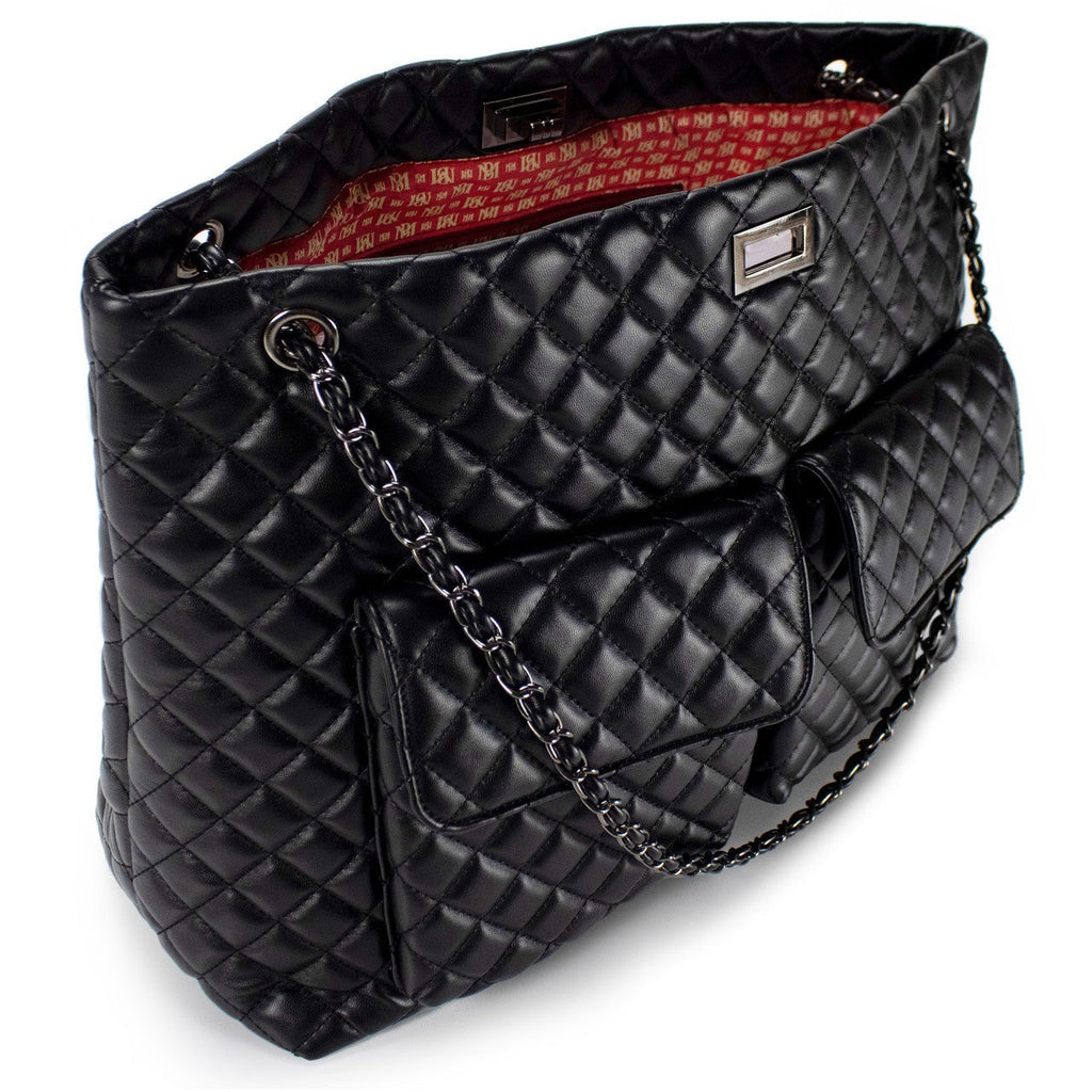 Diana Vegan Leather Tote Weekender Travel Bag