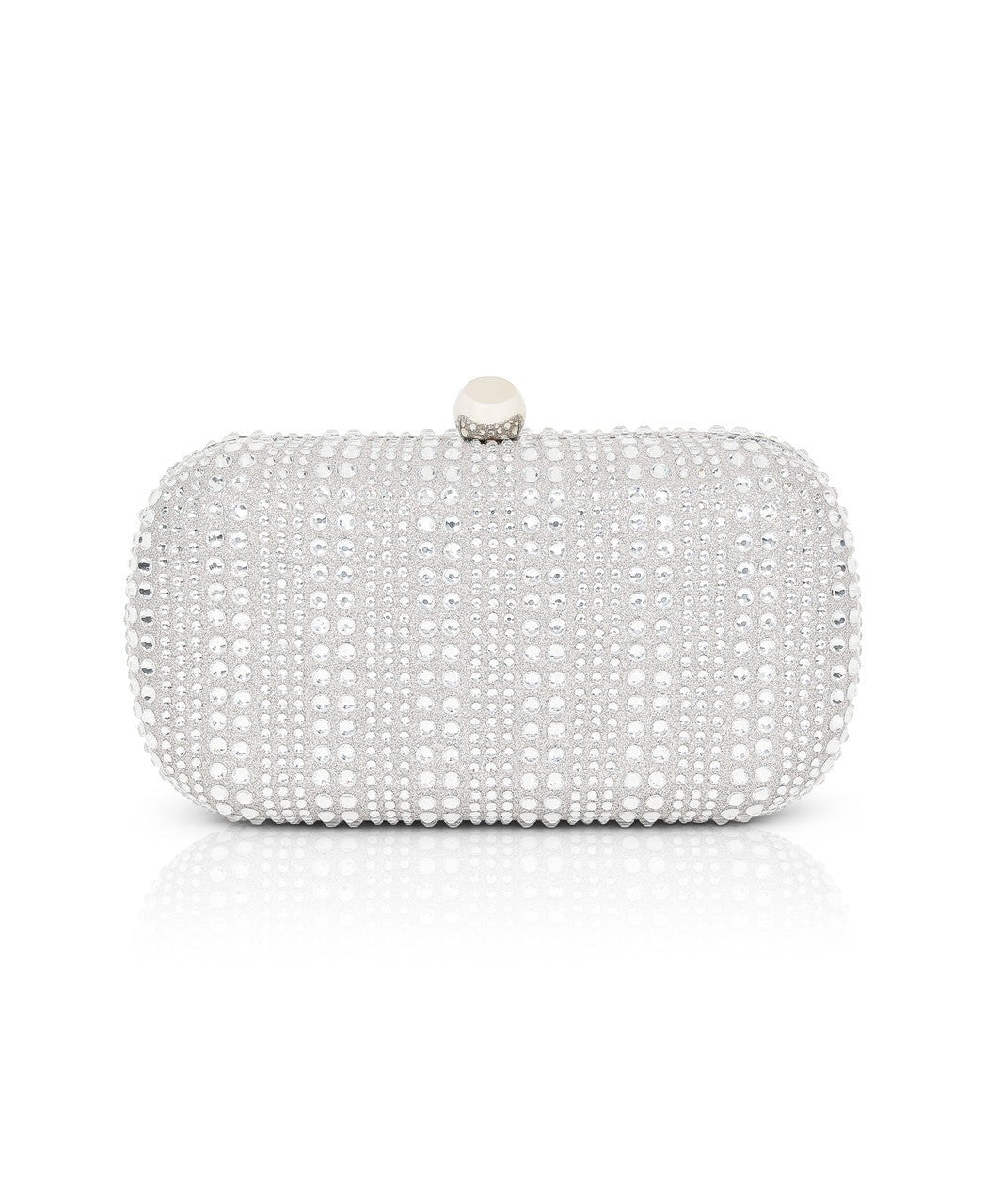 Christy Micro Glitter and Crystal Minaudiere