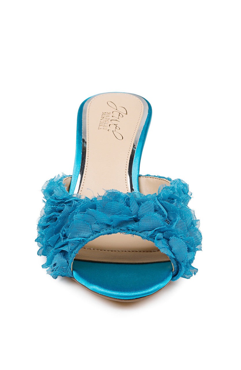 Scarlet Kitten Heel Mule Sandals