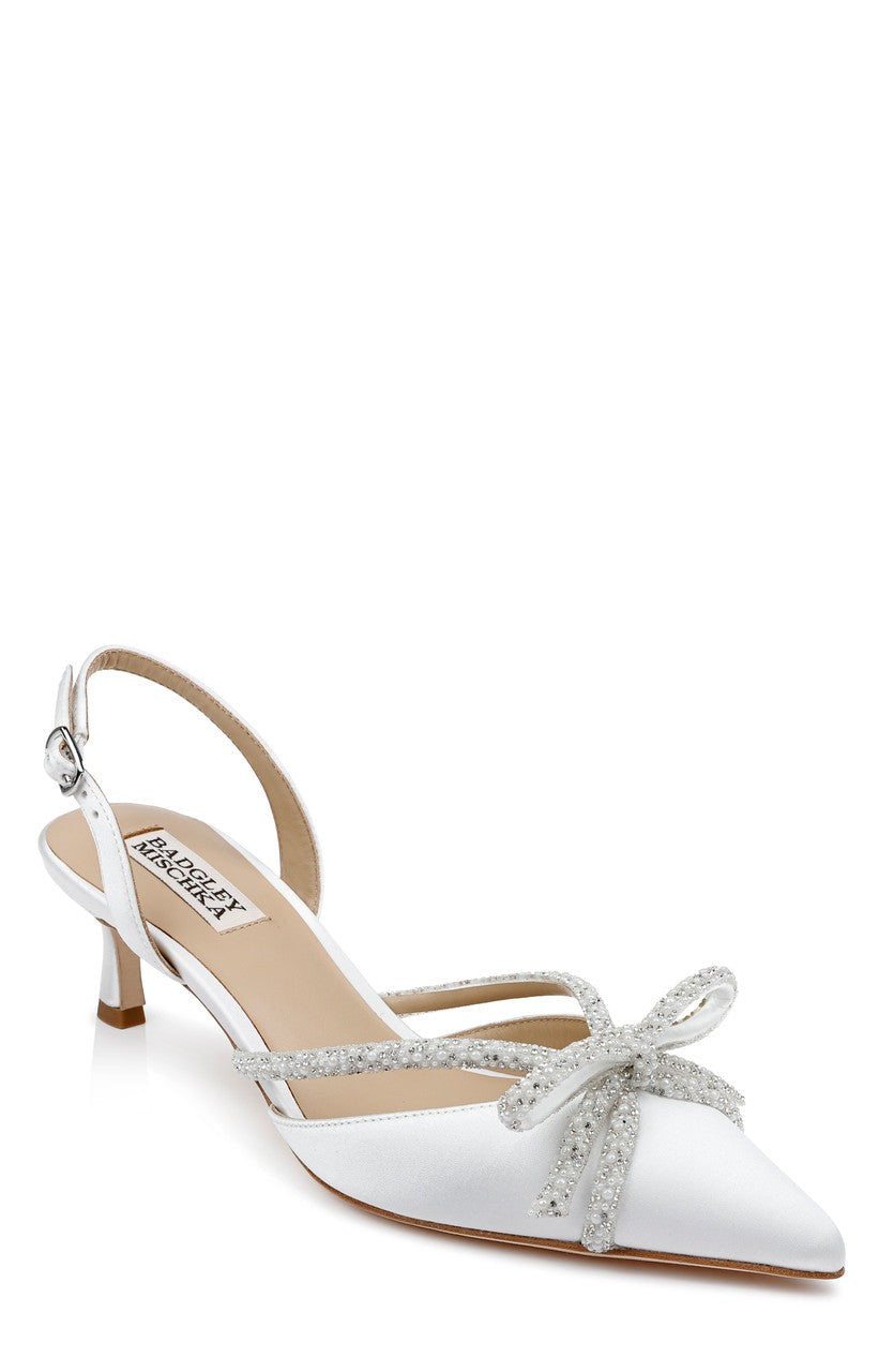 Angelina Slingback Kitten Heels