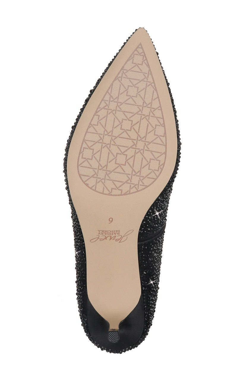 Frenchie Wide Width Pointed Toe Kitten Heel