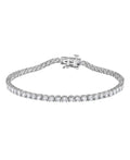 4CTTW Round Cut Diamond Tennis Bracelet