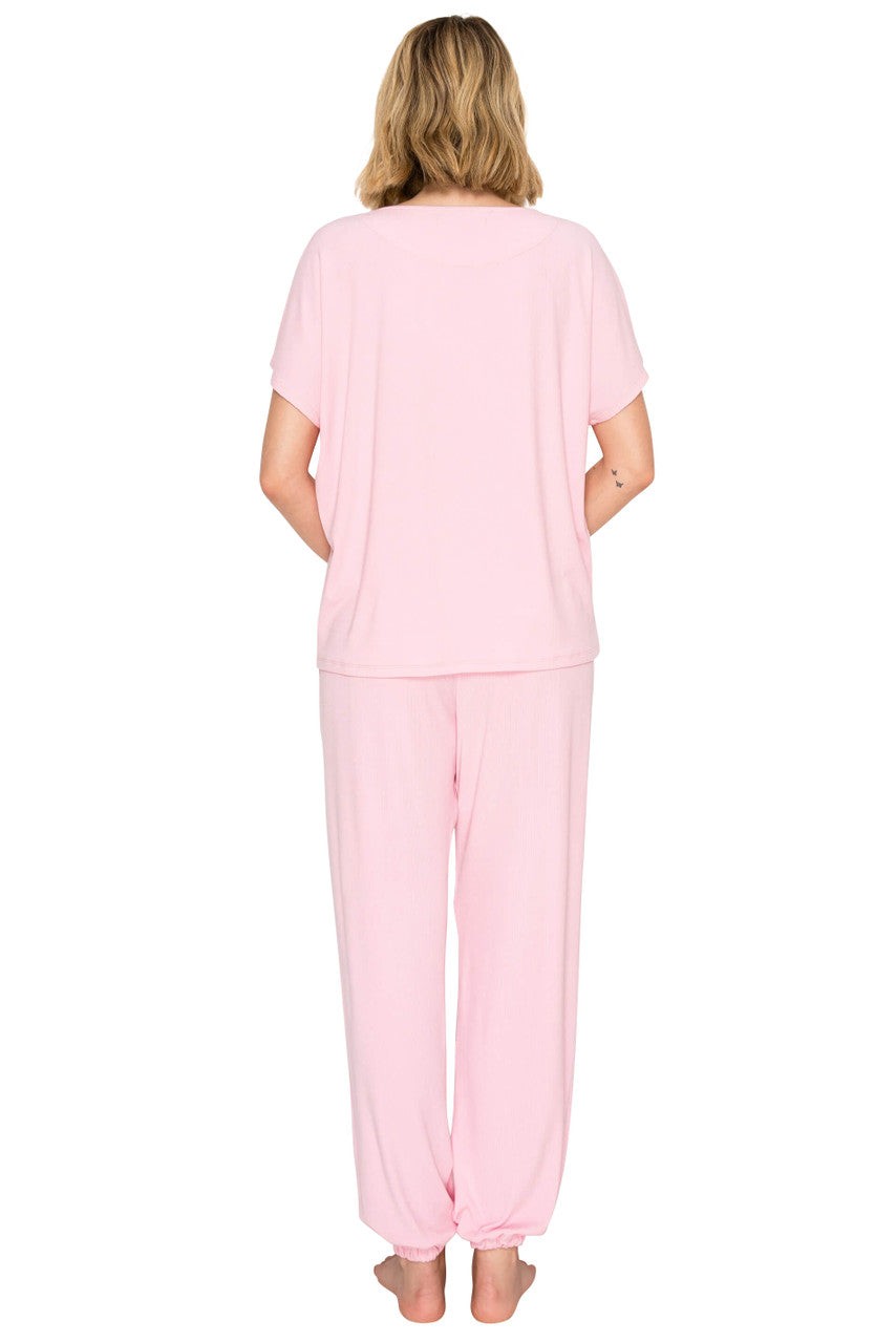 Luxe Rib Modal Blend Dolman Sleeve Jogger Set