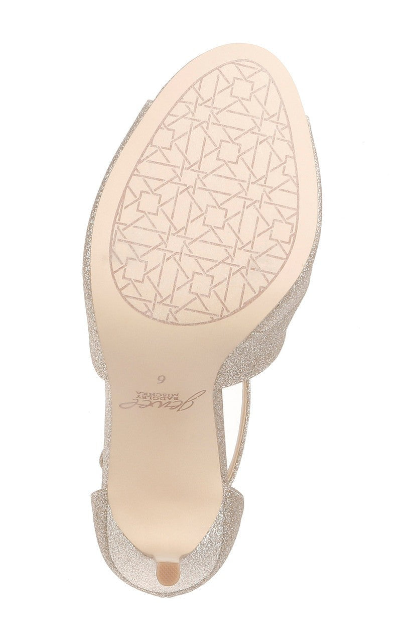 Jonna Glitter Peep Toe Pumps