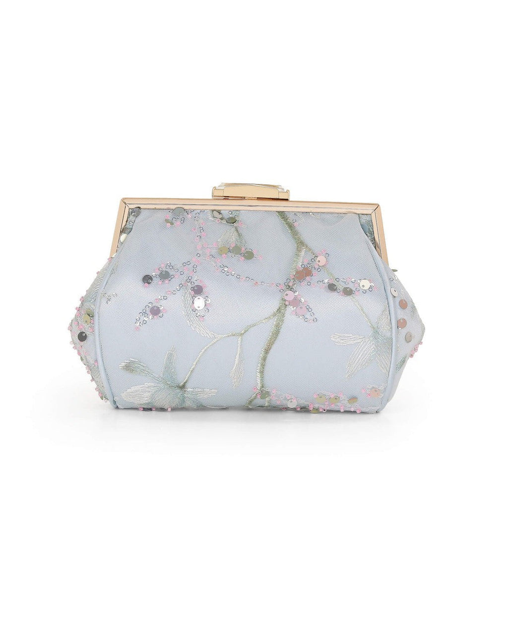 Iris Floral Pouch Clutch