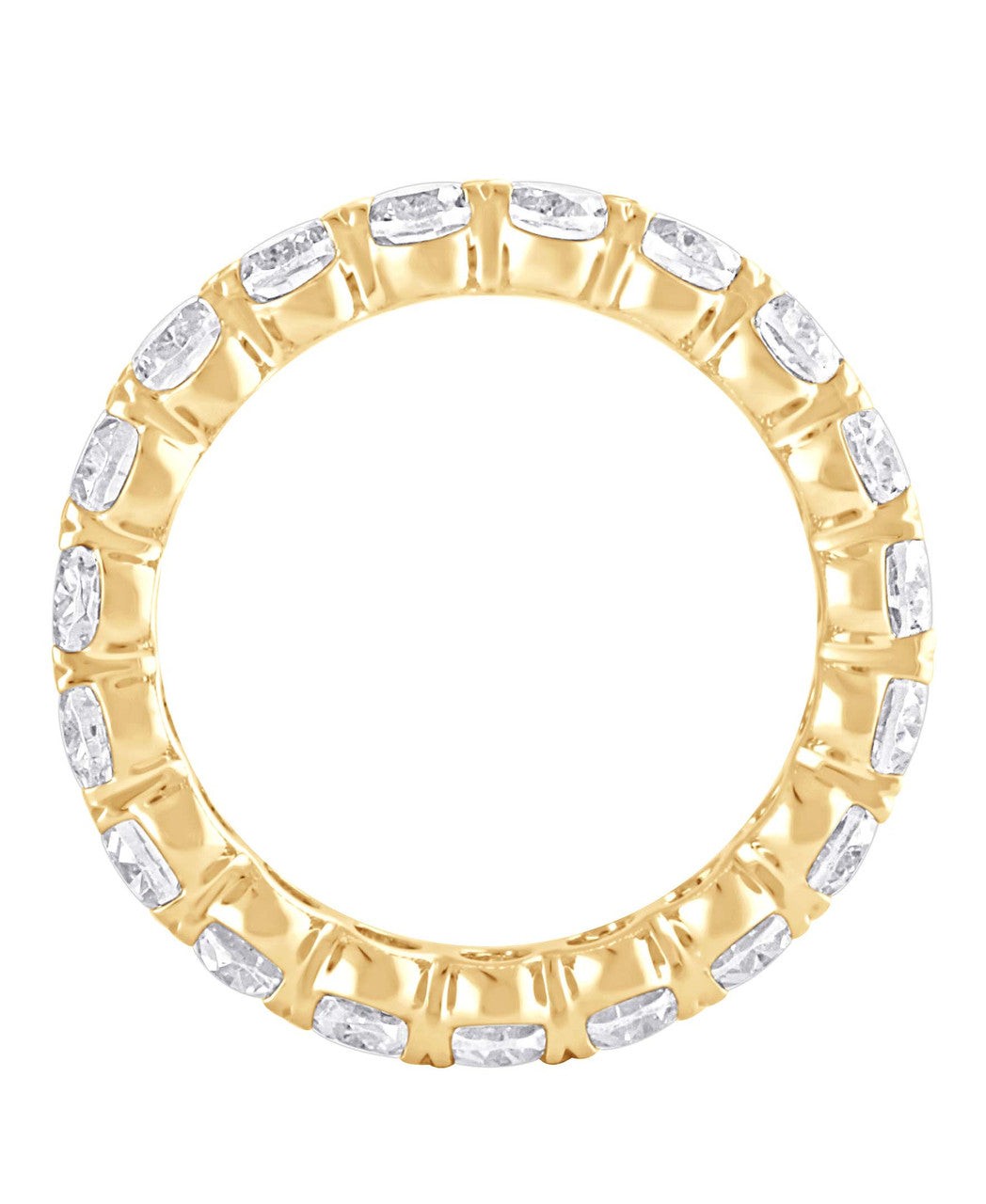 Oval-Cut Eternity Band Ring