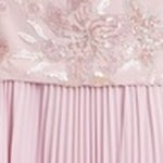 Strapless Beaded Bodice Dropwaist Gown