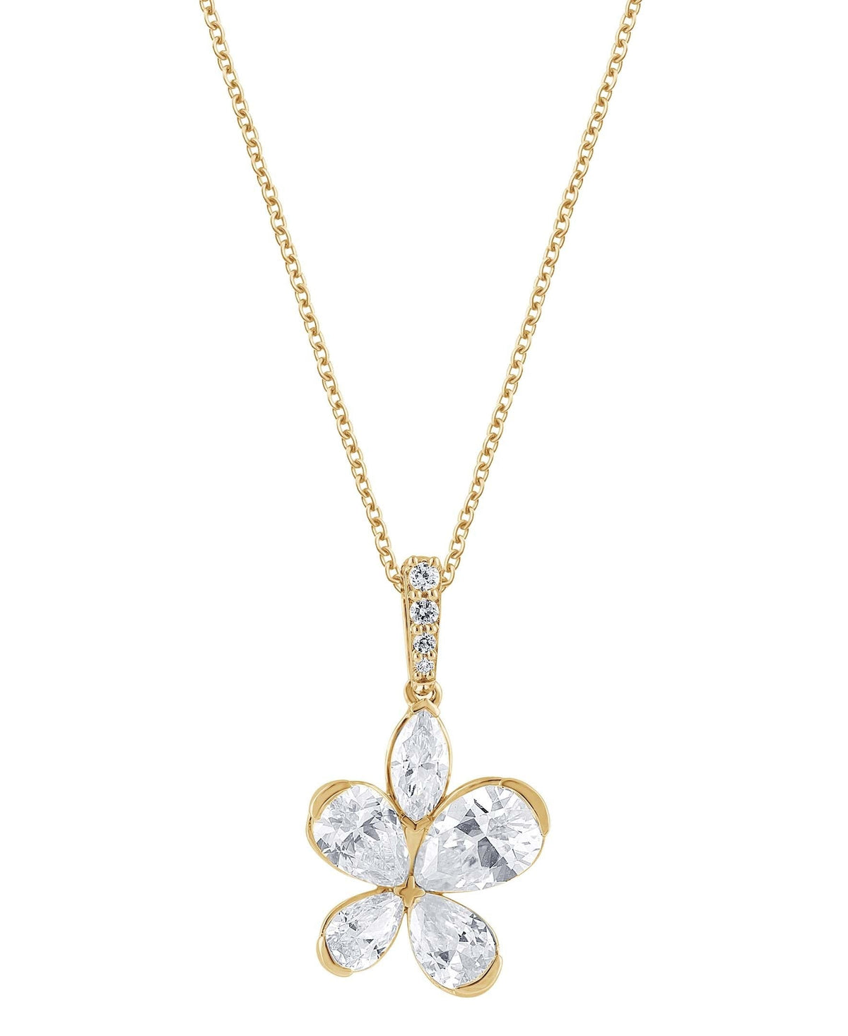 Diamond Butterfly Pendant Necklace