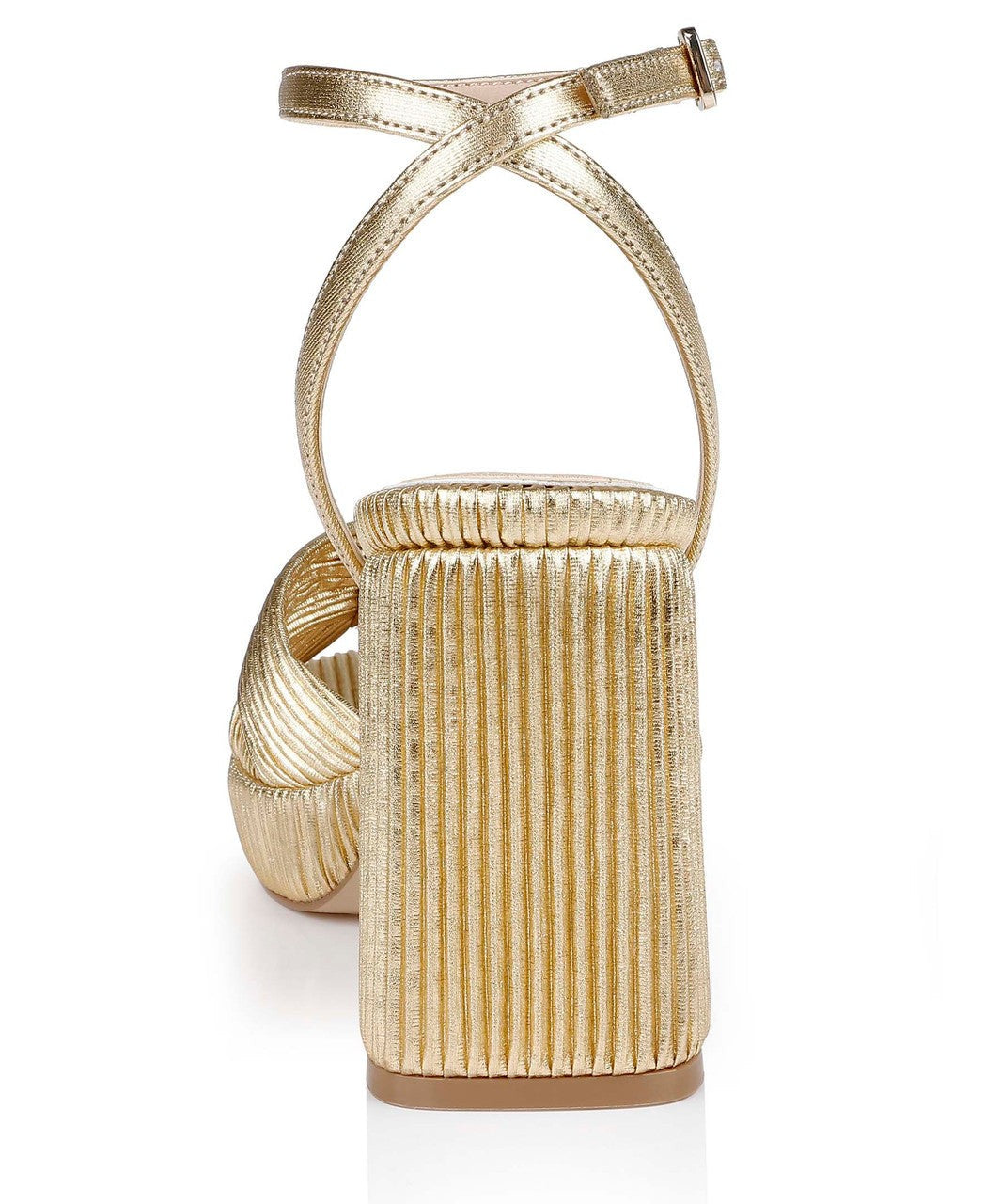 Tyler Ribbed Open Toe Block Heels