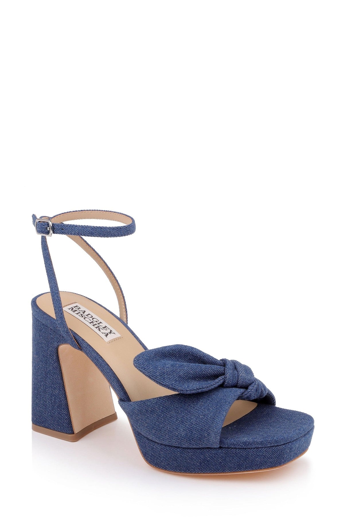 Yuki Bow Ankle Strap Platform Sandal