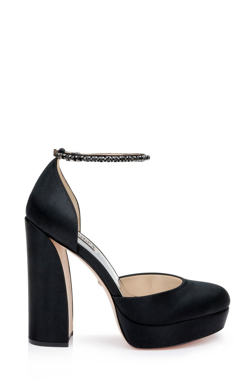 Felixa Platform with Gemstone Ankle Strap