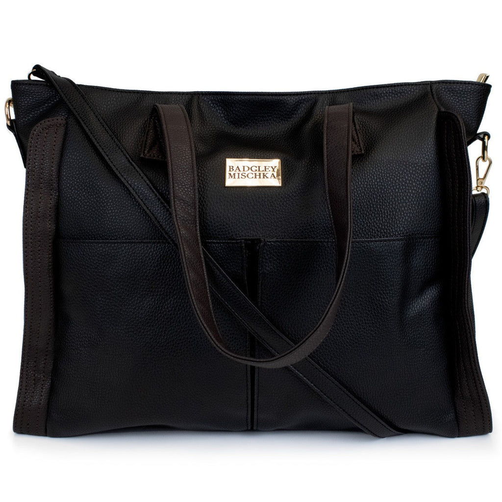 Rose Vegan Leather Travel Tote Weekender Bag