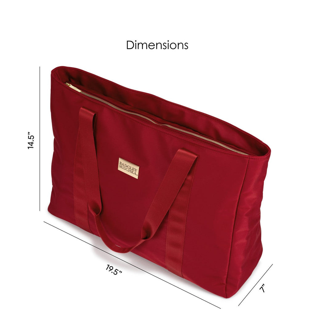 Nylon Weekender Tote Bag