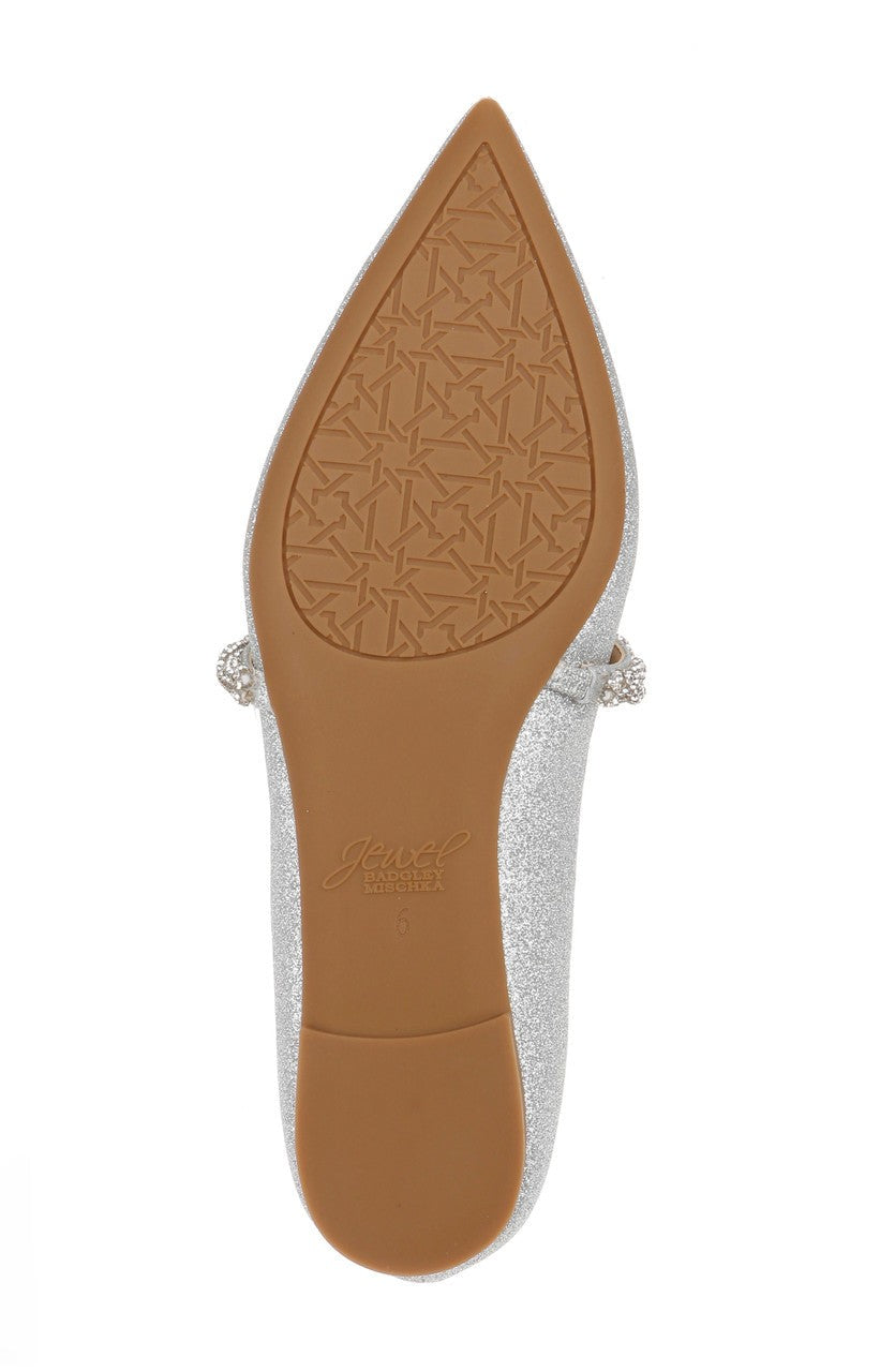 Vana Pointed Flats with Embellished Straps