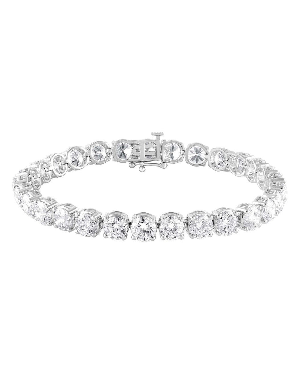 20CTTW Round Cut Diamond Tennis Bracelet