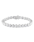 20CTTW Round Cut Diamond Tennis Bracelet