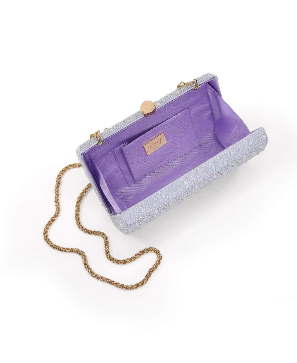 Heather Opal Crystal Minaudiere
