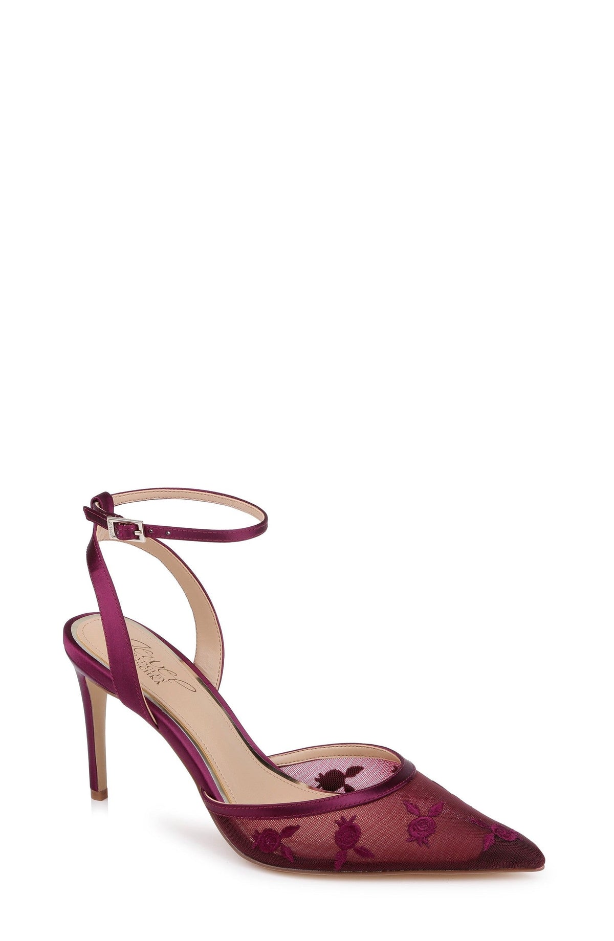 Zaida Pointed Toe Ankle Strap Pump