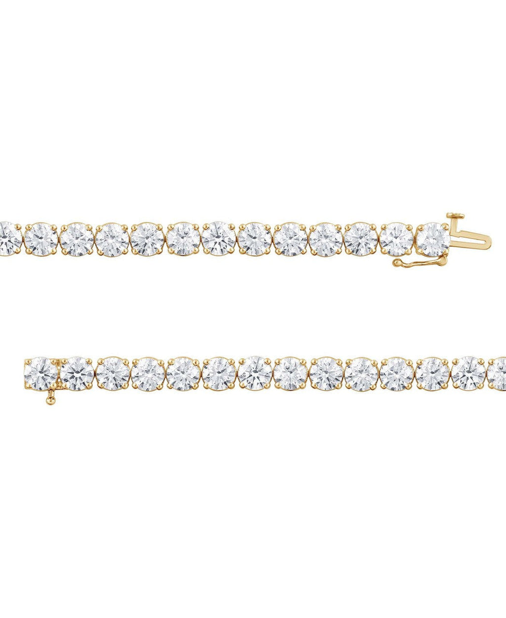 20CTTW Round Cut Diamond Tennis Bracelet