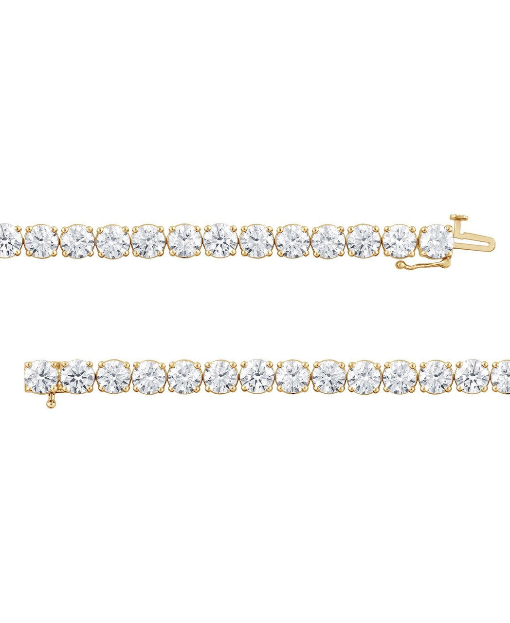 20CTTW Round Cut Diamond Tennis Bracelet