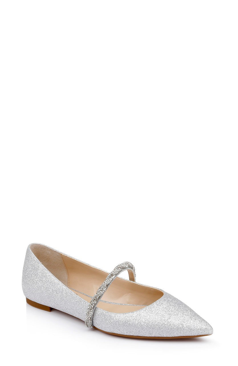Vana Pointed Flats with Embellished Straps