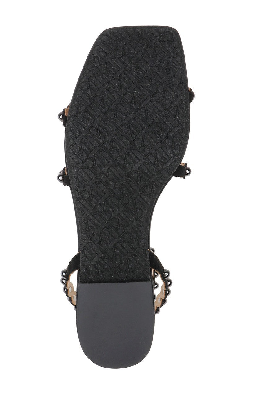 Cami Pearled Gladiator Flat Sandal