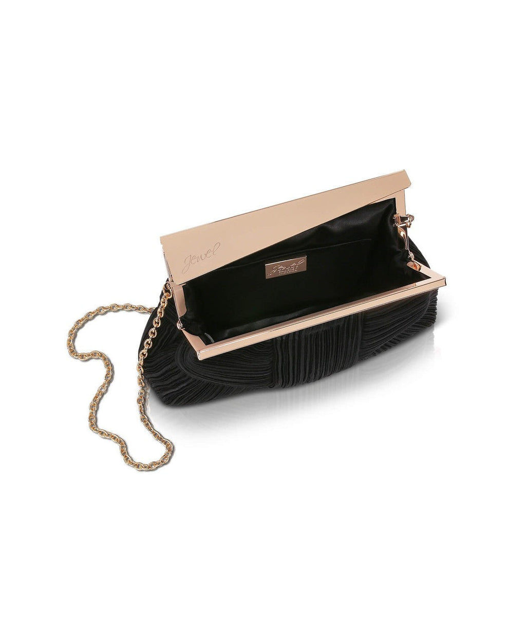 Millie Mini Pleated Satin Pouch