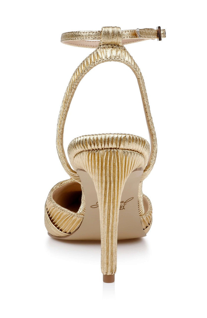 Enid Pointed Toe Ankle Strap Pumps