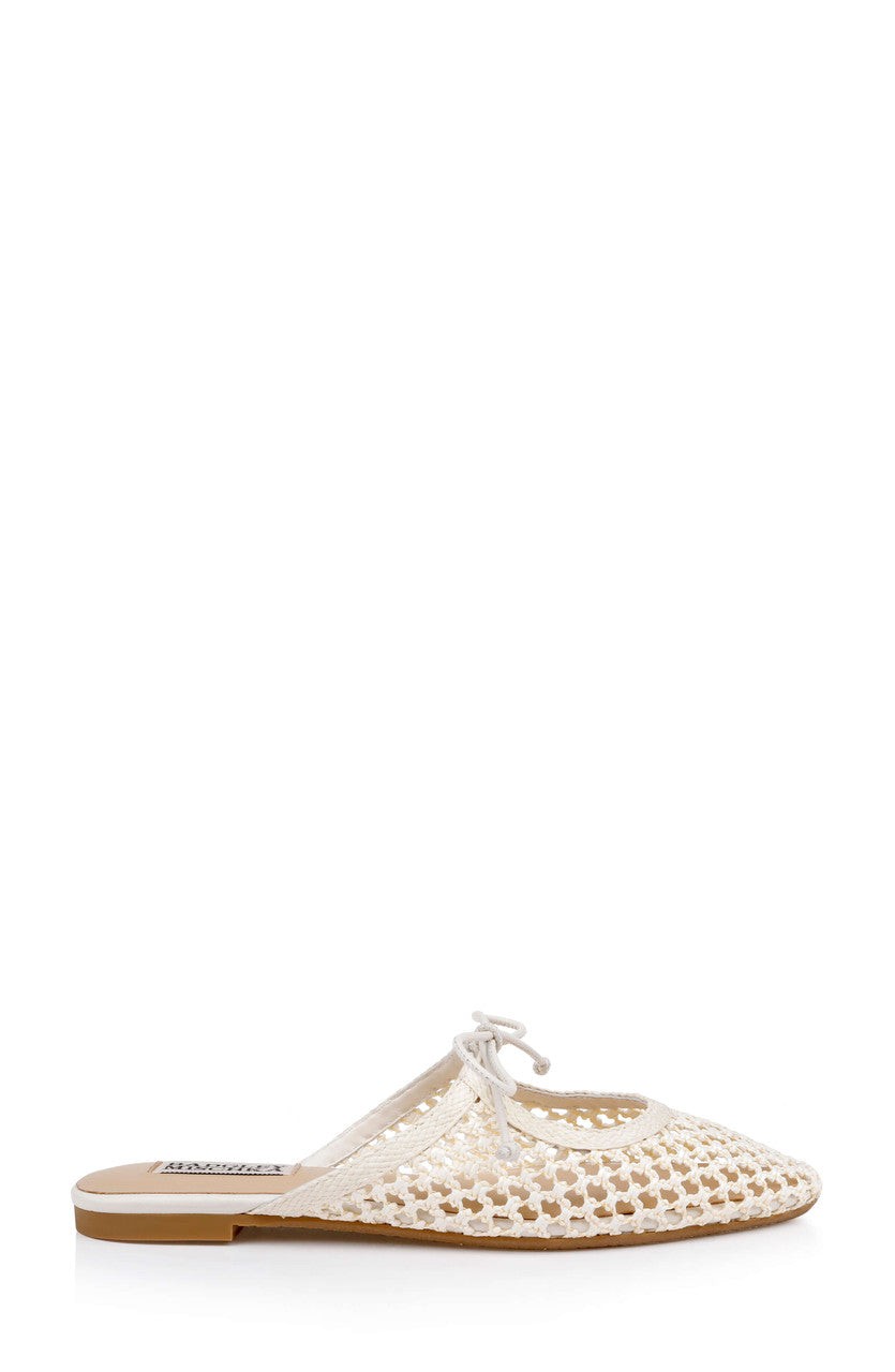 Xailee Woven Pointed Toe Mule