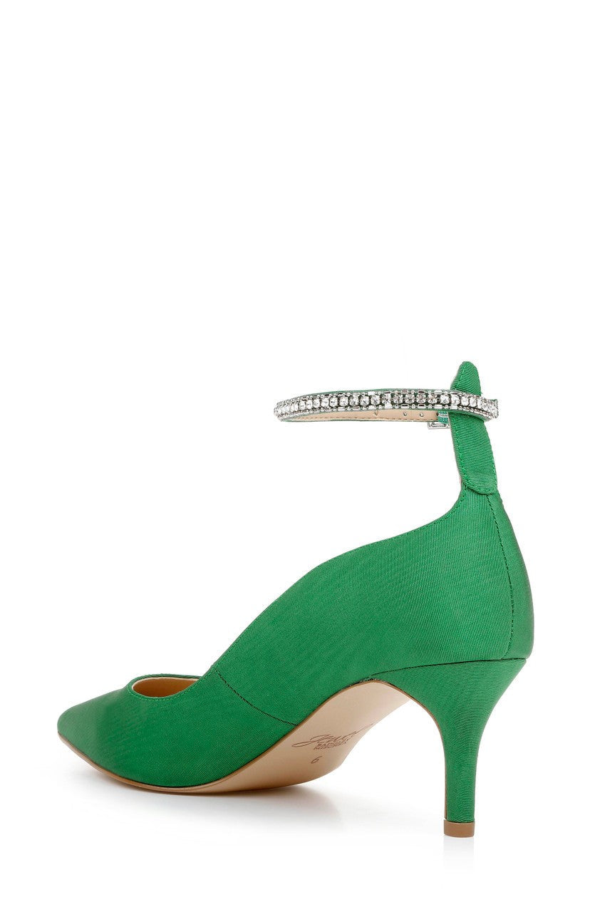 Jamila Ankle Strap Kitten Heel
