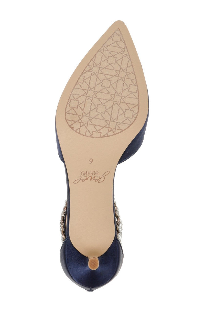 Robles Crystal Embellished Kitten Heel