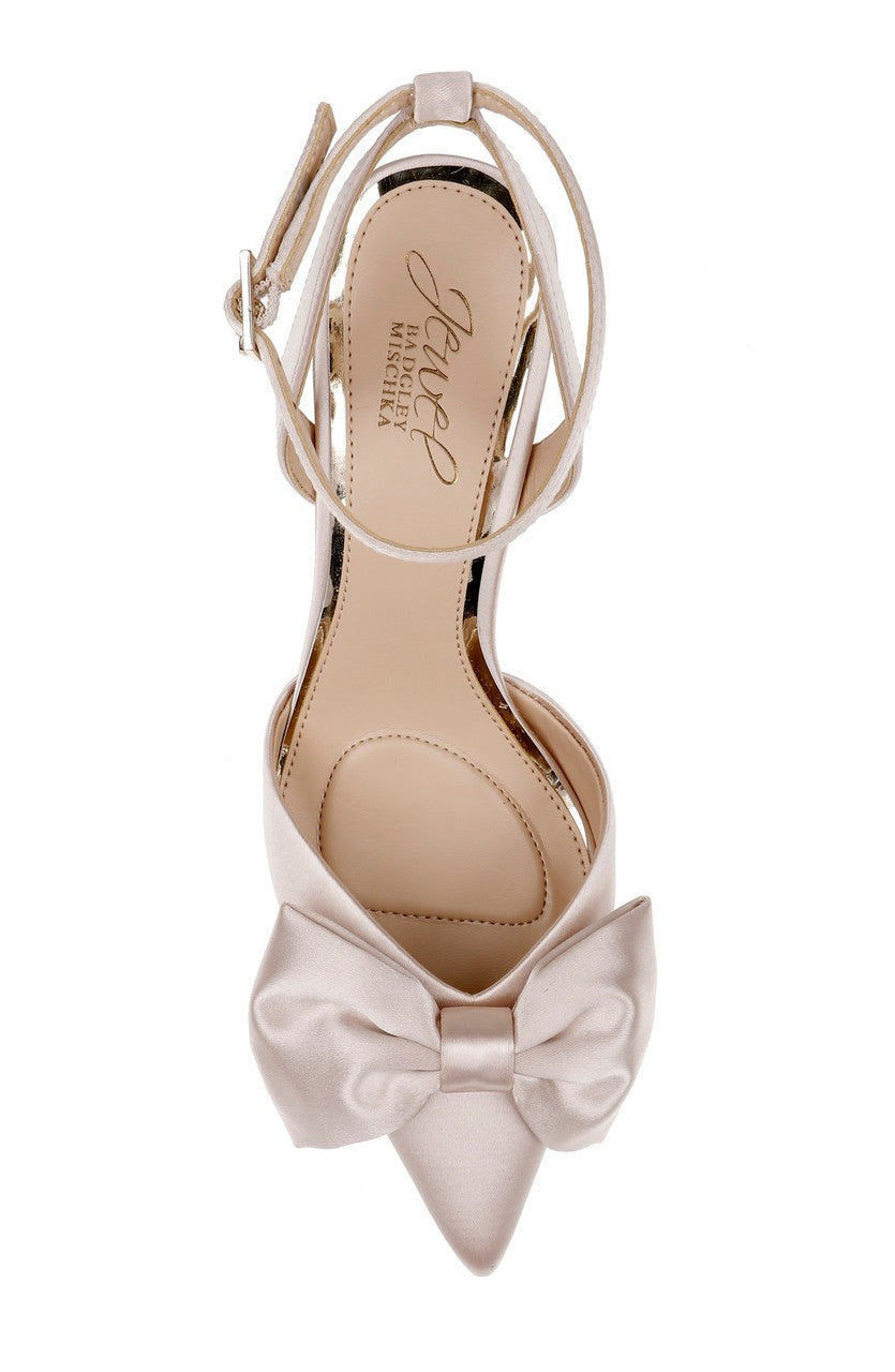 Yanna Satin Stiletto with Bow