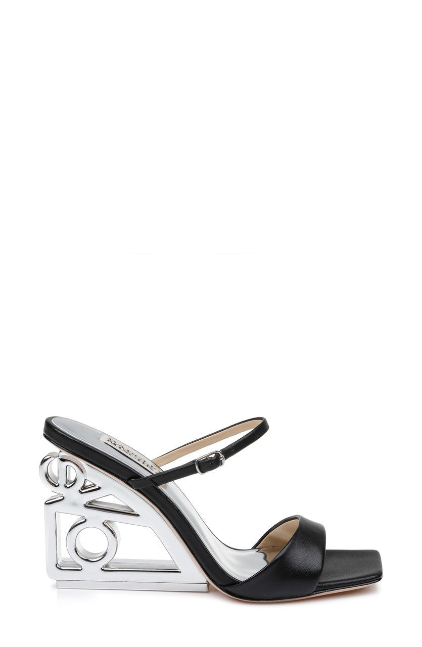 Luna Mule With Sculptural Wedge