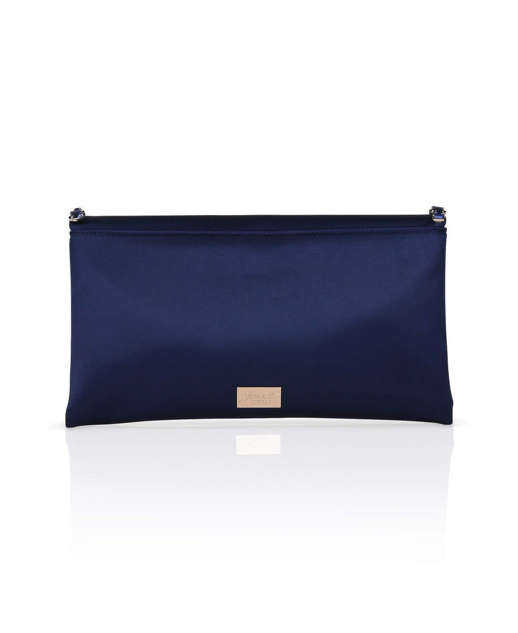 Mika Mixed Crystal Satin Envelope Clutch