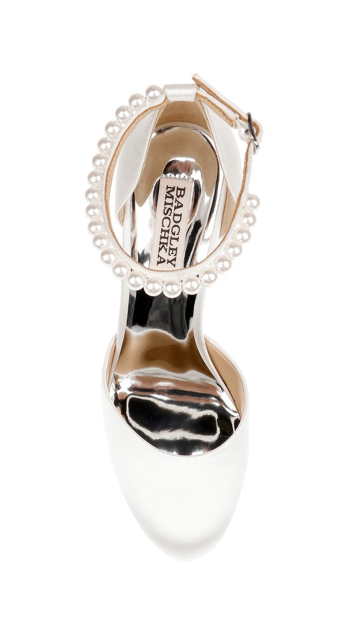 Felixa Platform with Gemstone Ankle Strap