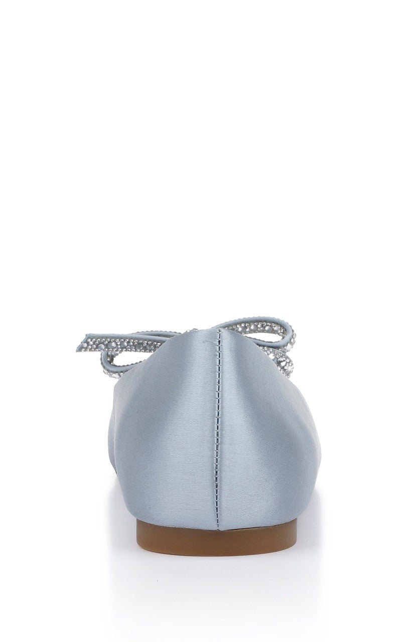 Hesther Ballerina Flats with Rhinestone Bow