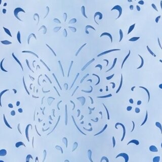 Strapless Laser-Cut Midi A-Line Dress