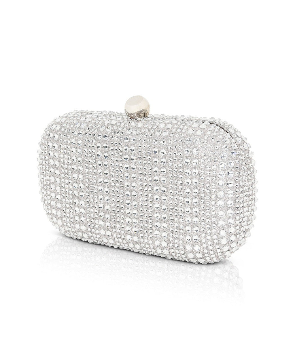 Christy Micro Glitter and Crystal Minaudiere