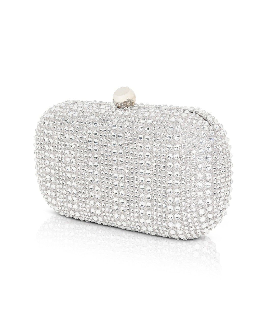 Christy Micro Glitter and Crystal Minaudiere