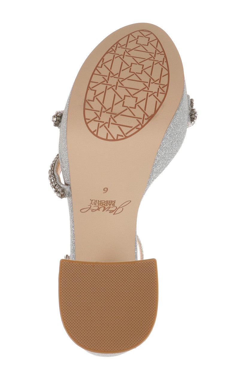 Rochel Platform Block Heel with Gemstone Embellished Straps