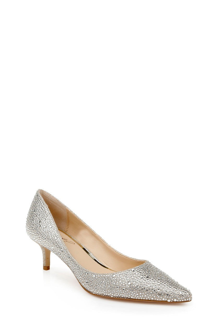 Frenchie Wide Width Pointed Toe Kitten Heel