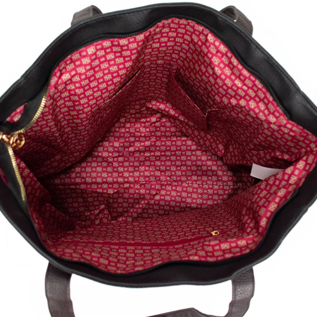 Rose Vegan Leather Travel Tote Weekender Bag