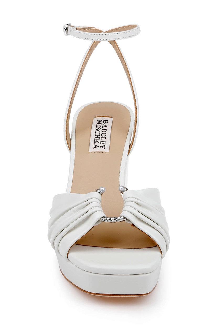 Veda Platform Block Heel Sandal with Ankle Strap