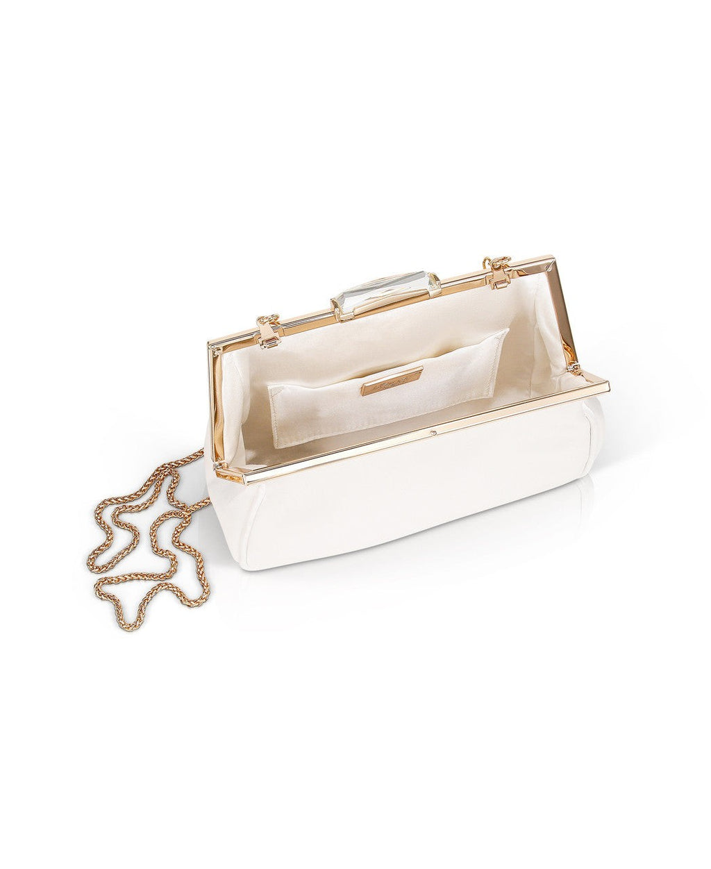 Skye Framed Clutch with Crystal Clasp