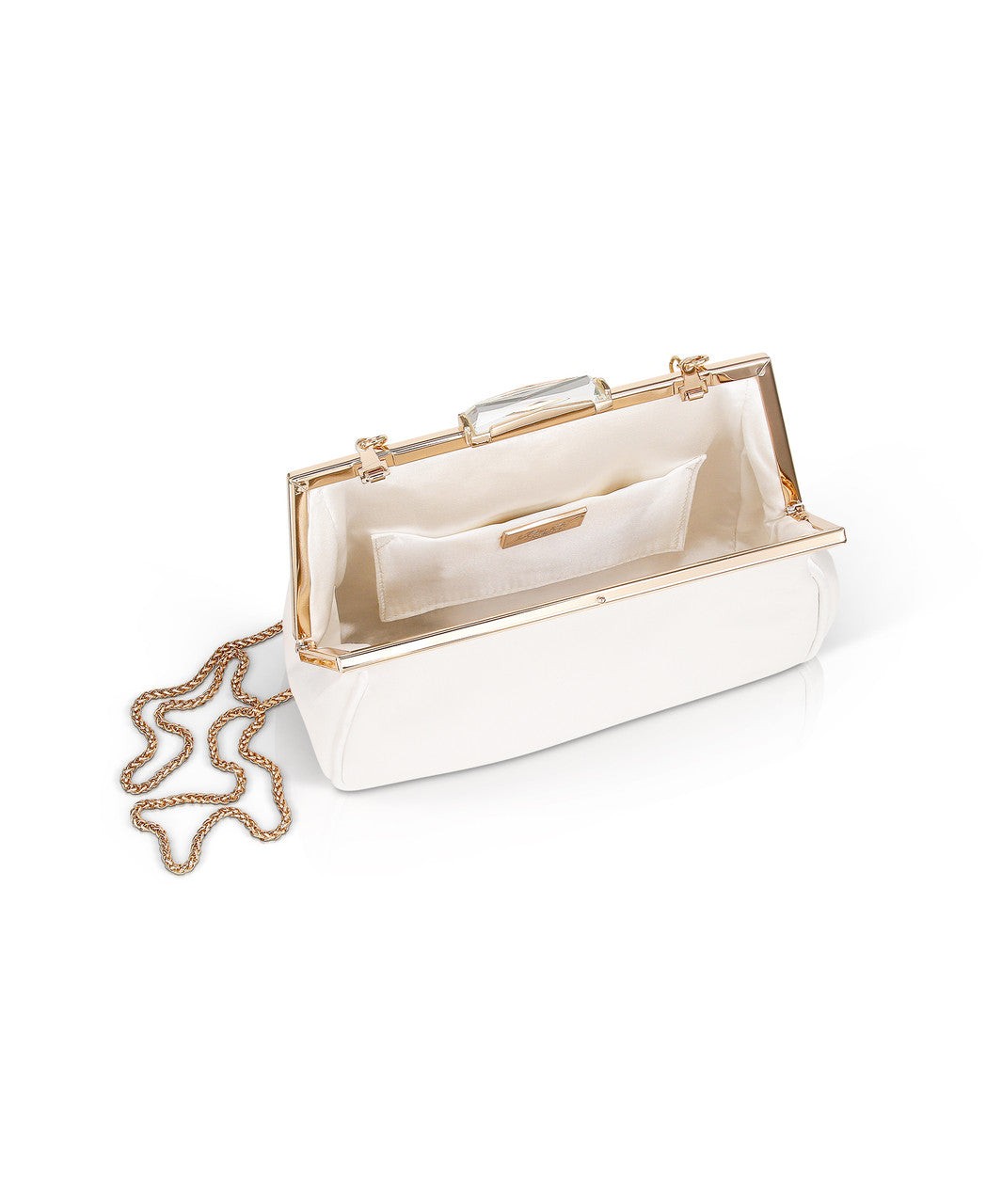 Skye Framed Clutch with Crystal Clasp