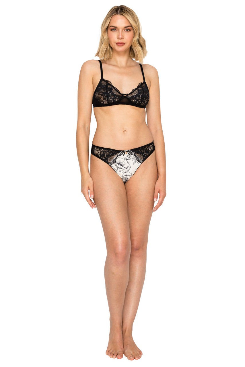 Luxe Floral Lace Thong